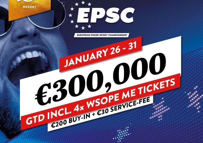 Rozvadov: Main Event EPSC garantuje €300.000!