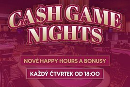 RS Brno: Nové Happy Hours s bonusem až 1.000 korun na Cash Game v Casinu International
