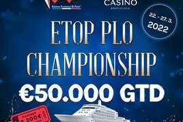 ETOP €50K GTD: Omahový festival se vstupenkou na výletní pokerovou loď!