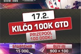 Kilčo v Showdownu přináší i v únoru garanci 100.000 Kč