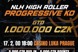 RS Luka: Prestižní NLH High Roller Progressive KO o 1.000.000 Kč už ve čtvrtek