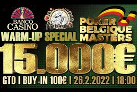 Soutěž: PBM v Banco Casinu startuje Warm-Up Weekendem €25K GTD