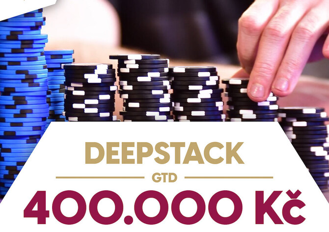 RS Luka: Páteční DeepStack přináší komíny žetonů a garanci 400.000 Kč