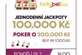 RS Plzeň Plaza: Jackpot Night Special o 200.000 Kč a slot jackpoty za 100.000 Kč už dnes večer 