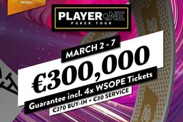 King&#039;s: Player One Poker Tour - Za €300 o garanci €300.000