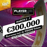 King&#039;s: Player One Poker Tour - Za €300 o garanci €300.000