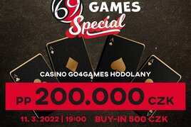 G4G: Páteční poker event 69 Games Special za pouhých pět stovek!