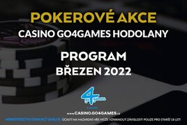 Březen v Go4games Hodolany: Zlevněný Poker Fever Cup a další Speciály