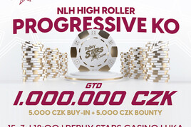 RS Luka: Prestižní NLH High Roller Progressive KO o 1.000.000 Kč už v úterý!