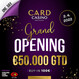 Card Casino Bratislava: Sobotní Grand Opening o €50K GTD a parádní bounty odměny