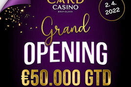 Lahůdka v Card Casinu Bratislava: Připravte se na jednodenní Grand Opening €50.000 GTD