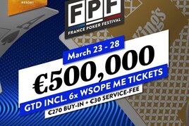 King&#039;s: Main Event France Poker Festivalu přichází s garancí €500.000