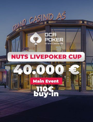 Tohle není Apríl! Nuts Livepoker Cup v Aši s garancí €40.000!