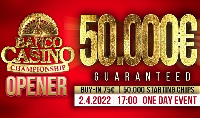 Soutěž: Banco Casino Championship startuje zahřívacím víkendem o €60K GTD