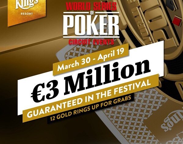 WSOPC v King's: 12 prstenů a celková garance €3.000.000