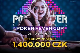 G4G: Poker Fever Cup s PP 1.400.000 Kč klepe na dveře!