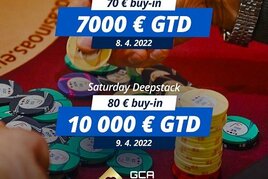 Grand Casino Aš: Víkend o €17K, další týden velikonoční žebřík!
