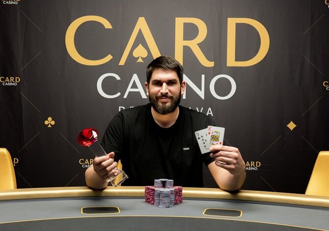 Patrik Jaroš kraloval v High Rolleru v Card Casinu Bratislava
