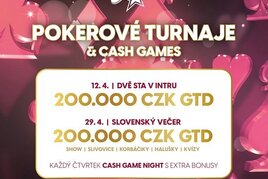 RS BRNO: Pokerové turnaje se v dubnu vrací zpět do Rebuy Stars Casina International Brno!
