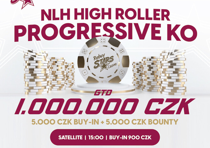 RS Luka: Prestižní NLH High Roller Progressive KO o 1.000.000 Kč už ve středu