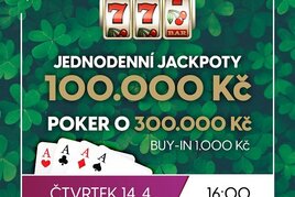 RS Luka: Zelený čtvrtek &amp; Jackpot Night s jackpoty 100K okořeněná pokerem o 300K