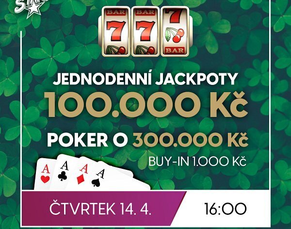 RS Luka: Zelený čtvrtek & Jackpot Night s jackpoty 100K okořeněná pokerem o 300K