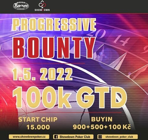 Progressive bounty o 100K znovu po měsíci opět v Showdownu 