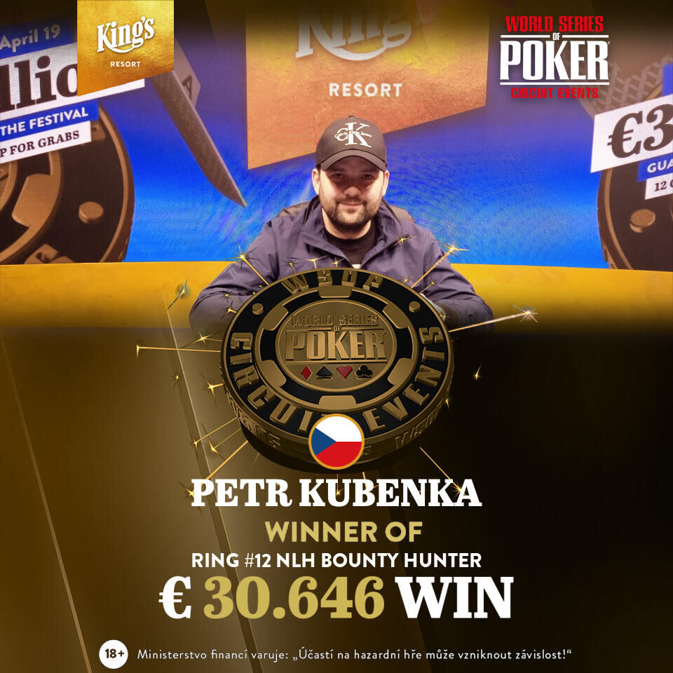 Petr Kubenka WSOP ring 2022