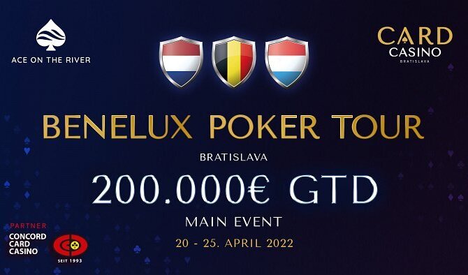 CC Bratislava: Benelux Poker Tour €200K GTD startuje už dnes