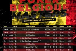 Grand Casino Aš: Poker Belgique Masters s garancí €100.000