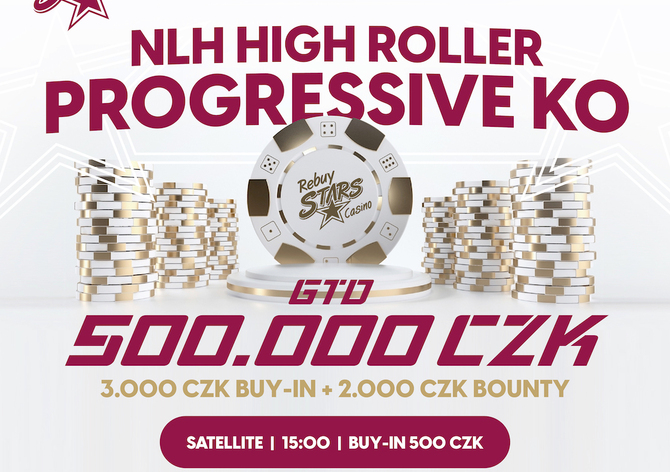RS Plzeň: Prestižní NLH High Roller Progressive KO 500K GTD poprvé v Plzni!