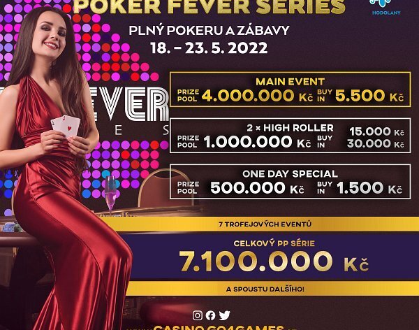 Květen v G4G: Poker Fever Series a další Speciály