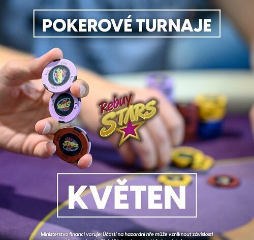 Rebuy Stars: Prague Poker Masters na Lukách garantuje 4M! V květnu turnaje i v Plzni, Brně a Kladně!
