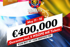 King&#039;s: Benelux Classics 2022 přiváží garanci €400.000!