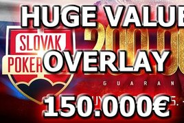 Slovak Poker Open  €200.000 GTD – 1C: Do garance stále chybí €150.000