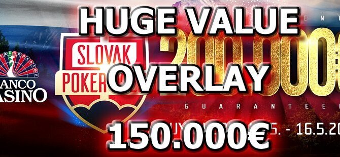 Slovak Poker Open €200.000 GTD – 1C: Do garance stále chybí €150.000