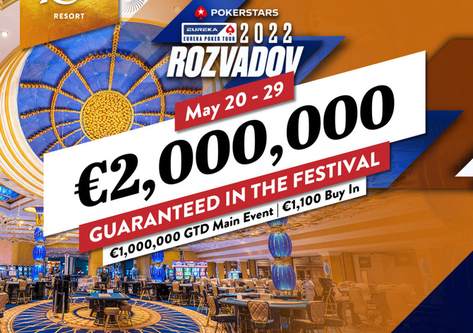Eureka se vrací na Rozvadov! Na celkové garanci se rozdá přes €2.000.000!