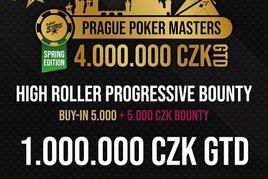 RS Luka: Prestižní PPM NLH High Roller Progressive KO o 1.000.000 Kč už v pondělí