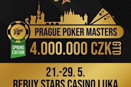 Prague Poker Masters spring edition o celkem 4.000.000 korun ovládnou pražská Luka!
