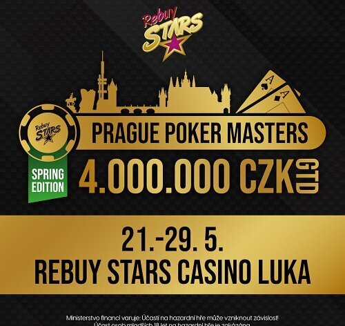 Prague Poker Masters spring edition o celkem 4.000.000 korun ovládnou pražská Luka!