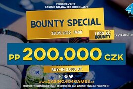 Sobotní Bounty Speciál v Hodolanech nabízí prizepool 200.000 Kč