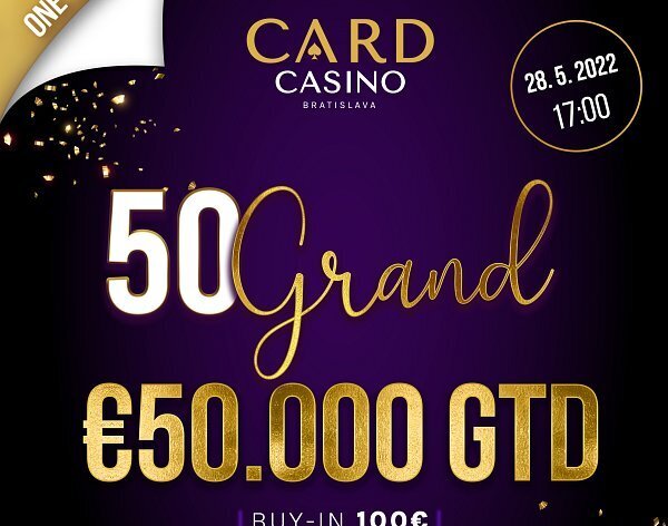 Card Bratislava: Po 15k pátku následuje exluzivní jednodeňák o €50.000