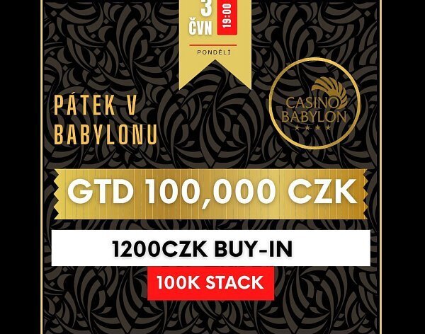 V pátek v libereckém Babylonu o 100.000 Kč