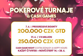 RS Brno: V červnu v Casinu International hned dva turnaje až o 250.000 Kč a CG Special Night