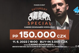 G4G: Na sobotu je v Olomouci připravena Omaha s PP 150.000 Kč!