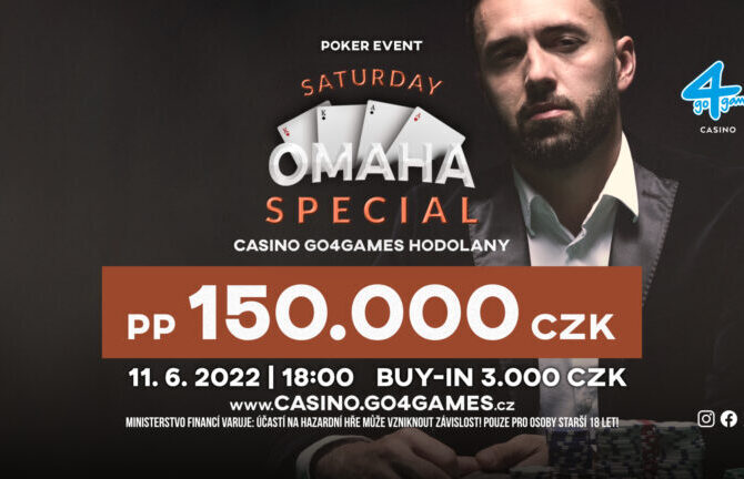 G4G: Na sobotu je v Olomouci připravena Omaha s PP 150.000 Kč!