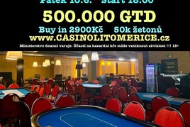 Litoměřice: V pátek poker event za 2.900 Kč o půl míče!