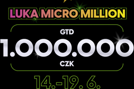 Rebuy Stars: Luka Micro Million přináší vynikající garanci 1.000.000 Kč za pouhých 1.000 Kč!