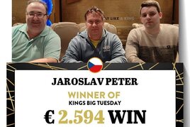 King&#039;s: Nemusí pršet! Peter šampionem Big Tuesday