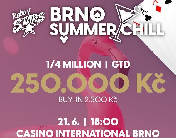RS Brno: Přijďte v úterý do Casina International Brno zabojovat o 1/4 milionu